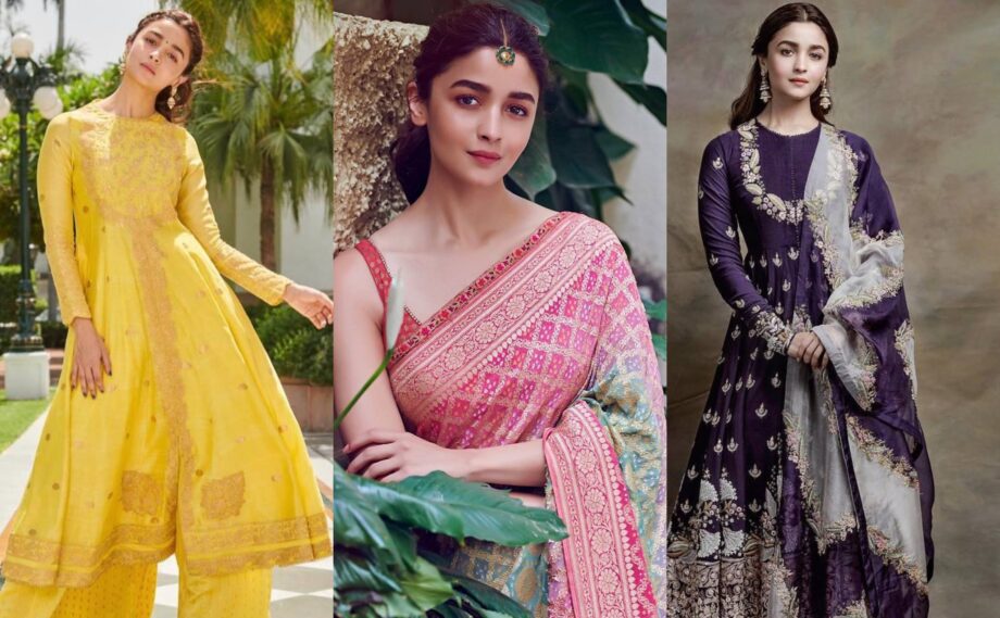 Want the perfect ethnic look this Diwali? Take inspiration from Vidya Balan, Alia Bhatt and Aishwarya Rai Bachchan - 3