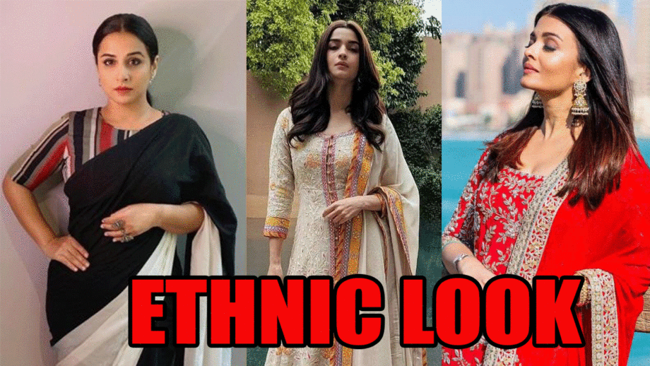 Want the perfect ethnic look this Diwali? Take inspiration from Vidya Balan, Alia Bhatt and Aishwarya Rai Bachchan 4