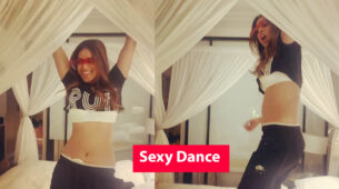 Naagin fame Nia Sharma dances seductive on bed