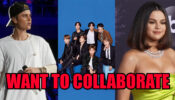 Why BTS Wants To Work With Justin Bieber And Selena Gomez?