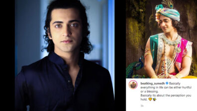 Latest Photo: Sumedh Mudgalkar of RadhaKrishn looks angelic as he shares divine post