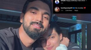 Ahitya Shetty is KL Rahul’s ‘mad girl’, Hardik Pandya comments