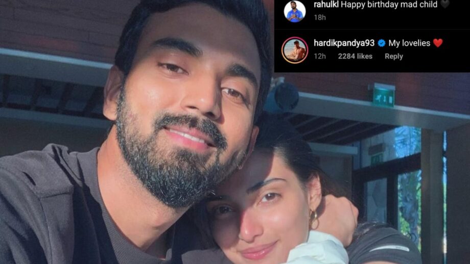 Ahitya Shetty is KL Rahul's 'mad girl', Hardik Pandya comments