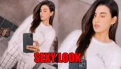 Akshara Singh Poses In All White Snowy Dress As She Posts On Instagram