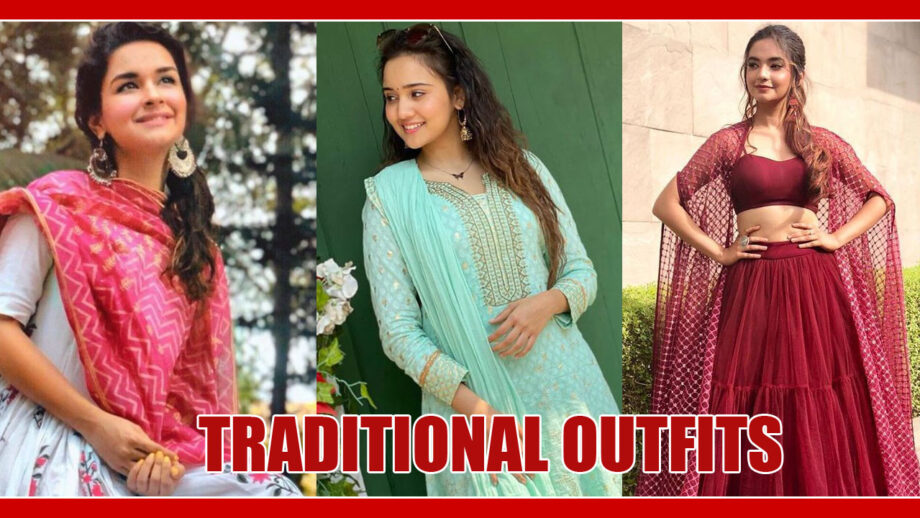 Anushka Sen, Ashi Singh And Avneet Kaur Look Resplendent in Traditional Outfits 3