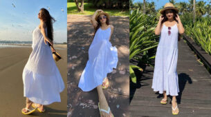 [In Photos] Anushka Sen looks angelic in white flowy gown, fans love it
