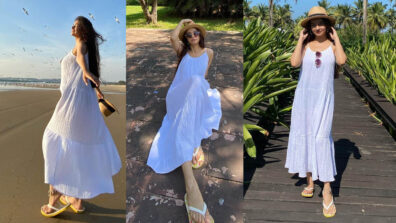 [In Photos] Anushka Sen looks angelic in white flowy gown, fans love it