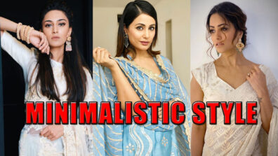 Are You A Fan Of Minimalistic Style? Anita Hassanandani, Erica Fernandes And Hina Khan Will Help You Look Elegant