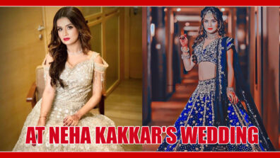 Avneet Kaur In Golden or Blue Embellished Outfit for Neha Kakkar Wedding: Rate Your Favourite Look?