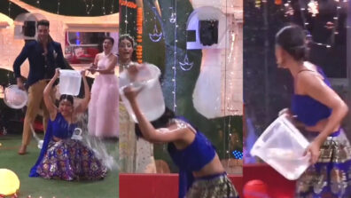 Unseen Bigg Boss Video: Aly Goni throws water at Jasmin Bhasin, makes her WET