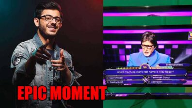 CarryMinati’s epic moment with Amitabh Bachchan