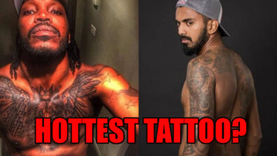 Chris Gayle Or KL Rahul: Who Has The Hottest Tattoo?