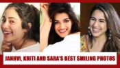CUTENESS ALERT: Kriti Sanon, Janhvi Kapoor, Sara Ali Khan smiling pictures
