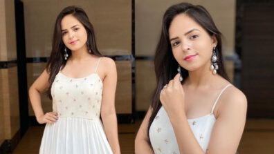 [Cuteness Alert] Palak Sindhwani aka Sonu from Taarak Mehta Ka Ooltah Chashmah stuns and shimmers in white dress, fans go bananas