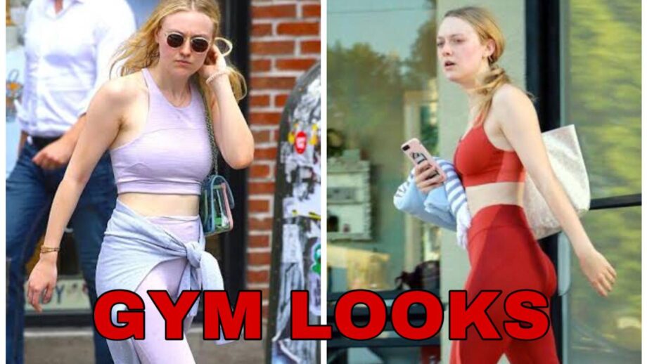 Dakota Fanning Looks A HOTTIE In Gym Pant!