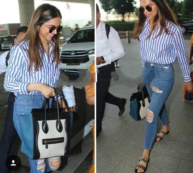 Deepika Padukone, Kiara Advani And Tara Sutaria In Hottest Striped Outfits - 1