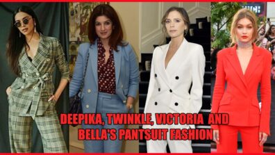 Deepika Padukone To Twinkle Khanna And Victoria Beckham To Bella Hadid: Best Pantsuit Styles You Wish You Had In Your Closet