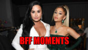 Demi Lovato and Ariana Grande Cute BFF Moments