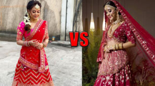 Devoleena Bhattacharjee Or Shivangi Joshi: Who Looked Deadly In Red Lehenga?