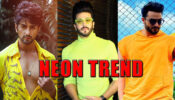Dheeraj Dhoopar, Nishant Singh Malkani, And Aly Goni In Neon Colour Outfits