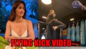 Disha Patani’s latest flying kick video is the best thing on the internet today