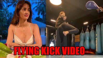 Disha Patani’s latest flying kick video is the best thing on the internet today