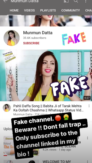 [Fraud Alert] Who is trying to cheat Munmun Dutta aka Babita from Taarak Mehta Ka Ooltah Chashmah?