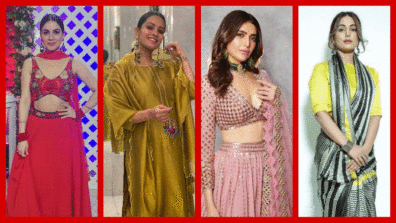 Get Diwali Fashion Ready: Take inspiration from Shraddha Arya, Anita Hassanandani, Hina Khan & Karishma Tanna’s wardrobe