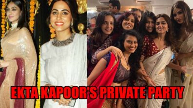 Glamorous In Desi Look: Hina Khan, Mouni Roy, Mrunal Thakur, Anita Hassanandani, Karan Patel at Ekta Kapoor’s Private Party