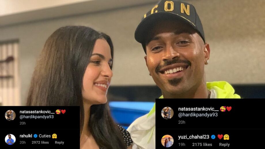 Hardik Pandya & Natasa Stankovic share latest romantic couple photo, KL Rahul and Yuzvendra Chahal can't stop admiring