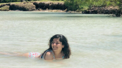 [Photos] Hot and Wet: Taarak Mehta Ka Ooltah Chashmah fame Nidhi Bhanushali shares latest picture in water in a bikini