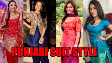 How To Style In Punjabi Suit? Learn From Divyanka Tripathi, Anita Hassanandani, Rubina Dilaik, Nikki Tamboli