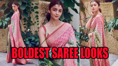 In Photos: Alia Bhatt’s Boldest Saree Avatars Is Hotness Personified