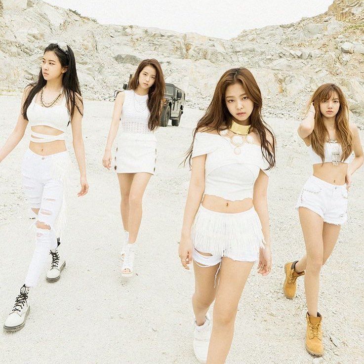 In Pics; Blackpink Girls Look Stunning While Twinning In White 2