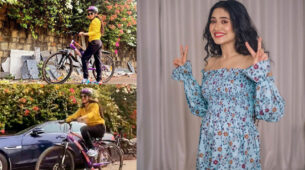 [In Video] It’s ‘cycling’ time for hot Shivangi Joshi