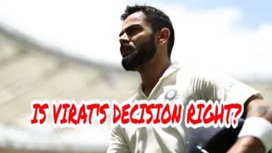 Is Virat Kohli’s Decision To Take Paternity Leave During India’s Tour Of Australia The Right Decision? Vote Yes/No