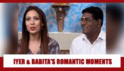 Iyer and Babita candid romantic moments from Taarak Mehta Ka Ooltah Chashmah