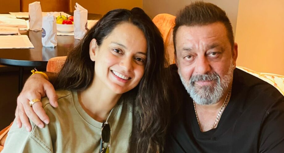 Kangana Ranaut's special surprise meet with Sanjay Dutt