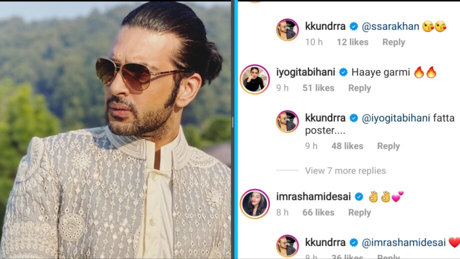 Karan Kundrra shares latest regal picture, Yogita Bihani feels the heat 1