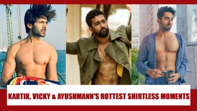 Kartik Aaryan, Vicky Kaushal And Ayushmann Khurrana’s Hottest Shirtless Moments That Will Make Girls CRUSH On These HOTTIES