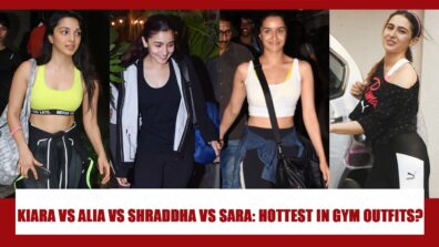 Kiara Advani, Alia Bhatt, Shraddha Kapoor, Sara Ali Khan: Who looks the HOTTEST in gym outfits?