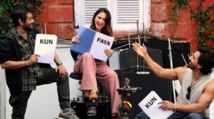 “Kun Faya Kun” – A Candid Moment from the set!