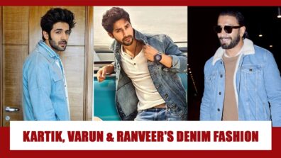 Looking For Some Denim Fashion Inspiration This Winter? Take Cues From Kartik Aaryan, Varun Dhawan And Ranveer Singh