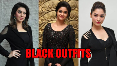 Love Wearing Black? Take Inspiration From Hansika Motwani, Keerthy Suresh, Tamannaah Bhatia’s Black Outfits