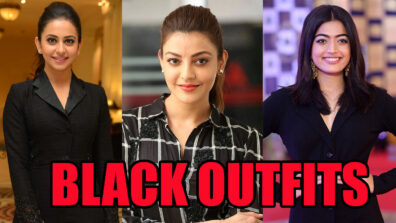 Love Wearing Black? Take Inspiration From Rakul Preet Singh, Kajal Aggarwal, Rashmika Mandanna’s Black Outfits