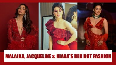 Love Wearing Red? Take Inspiration From Malaika Arora, Jacqueline Fernandez and Kiara Advani’s Red Outfits