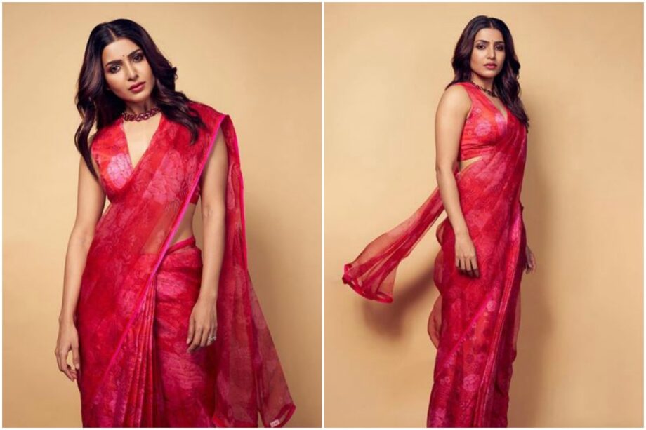 Love Wearing Red? Take Inspiration From Samantha Akkineni’s Red Outfits - 3