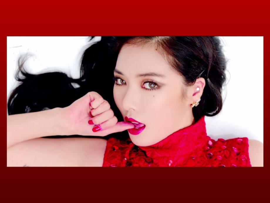 Love Wearing RED? Take Notes From Hyuna’s Trendy RED Outfits - 2