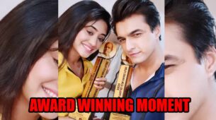 Mohsin Khan and Shivangi Joshi’s award winning moment