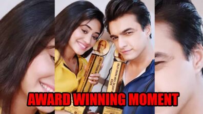 Mohsin Khan and Shivangi Joshi’s award winning moment